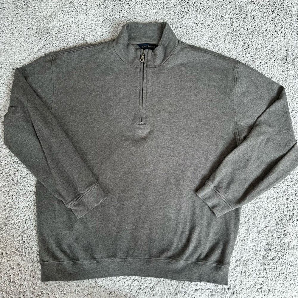 Scott Barber Pima Interlock Knit Sweatshirt, Size XL